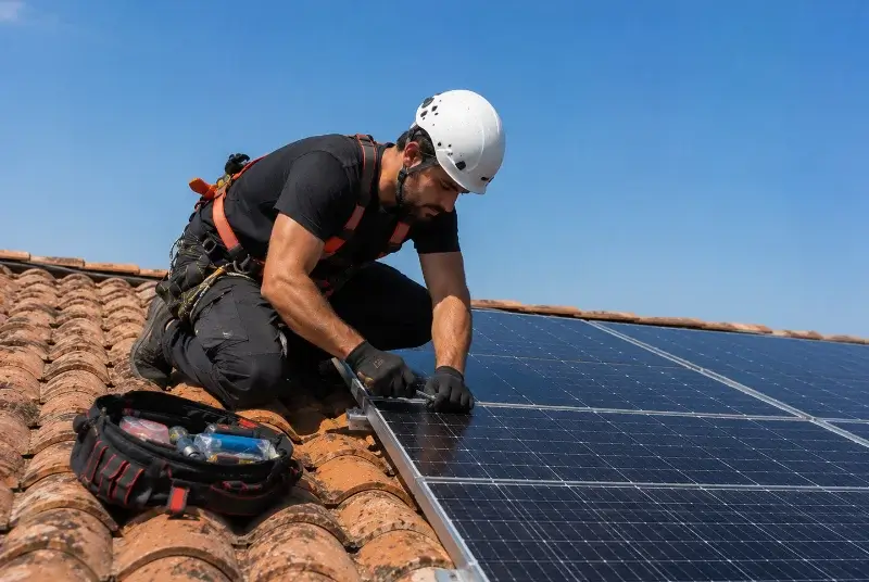 Maintenance et monitoring de panneaux solaires à Nontron