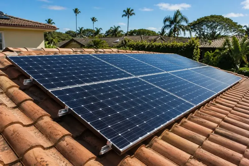 Installation de panneaux solaires à Nontron